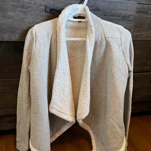 Fuzzy dress coat/sweater.